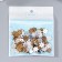 Decor for creativity Plastic 1 Puncture "Rhineston. Champagne" set of 100 pcs 1.3x1.3 cm