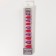 Patch nails, 12 pcs, with adhesive plates, almond shape, matte/chrome, red, pink