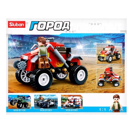 Конструктор внедорожник «Бигфут» Sluban Город, 150 деталей, 6+-7