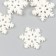Decor for creativity plastic "Snowflake" 3x3 cm