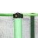 Batut with a protective gap Perfetto Sport 5 ", D = 140 cm, green color