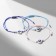 Bracelet-reinforcing “thread of desires” set of 12 pieces, plates, color