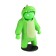 Gang Beasts figurine, with accessories, green color, 11 cm