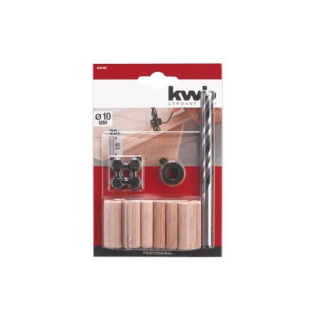 A set of kwb doughs, 10x40 mm, wood drill, markers, limiter, 25 pcs.-1