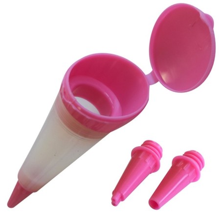 Decorator for cream 3 nozzles color mix-2