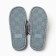 Women's slippers with an open nose size 40-41, gray