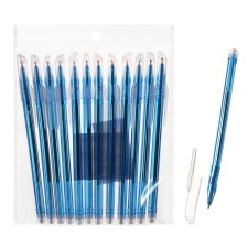 A set of ballpoint pens 12 pieces, 0.7 mm, tinted body, blue ink
