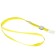 Baiga tape, 10 mm x 80 cm, dense, with a runner and with silicone clamp, yellow