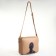 Women's bag over the shoulder Textura, small size, beige color
