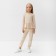 Kids (jumper, trousers) minku, beige color, height 110 cm