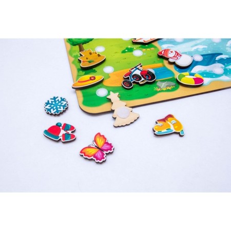 Sorter "What is the difference?" Summer-winter ", on Velcro-4
