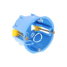 Installation box Luazon Lighting, 68x45 mm, IP20, for hollow walls, blue
