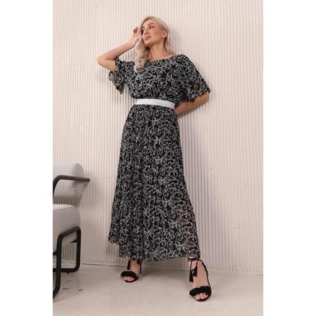 Women's dress, size 48, black color-6