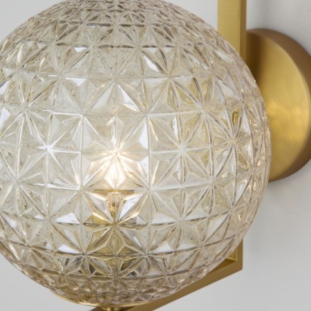 Sconces with a glass ceiling Shape, 60W, E14, 20x25x28 cm-2