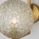 Sconces with a glass ceiling Shape, 60W, E14, 20x25x28 cm