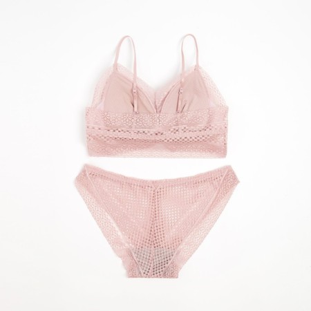 Lower linen women: top and panties, powder color, size 42-44-2