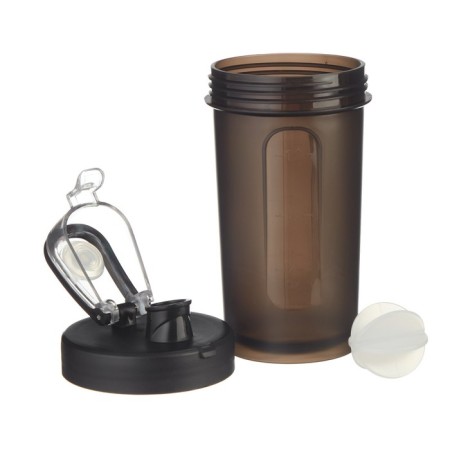 Shaker, series: Hard, "Master K", 400 ml, 9 x 17 cm, black-1