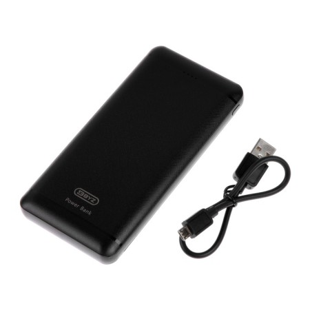 External BYZ W3 battery, 10,000 mAh, 2 USB, 1 Type-C, 2.1 A, PD, Black-8