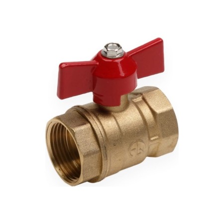 Ballic Aqualink 11B27P1, PN 16, inner/internal thread 1/2, butterfly, brass