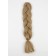 Zumba Kanecalon is monophonic, corrugated, 60 cm, 100 g, light blond color (#AY5)