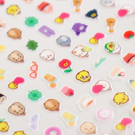 Set for decorating "Cute stickers and tattoos" pink-5