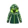Ski costume for a boy, height 110 cm, green color
