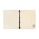 Folder on 4 rings A4, Calligrata, 40 mm, 700 μm, panoramic, with facial pockets, white
