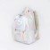 Youth backpack from lightning textiles, 4 pockets, white color