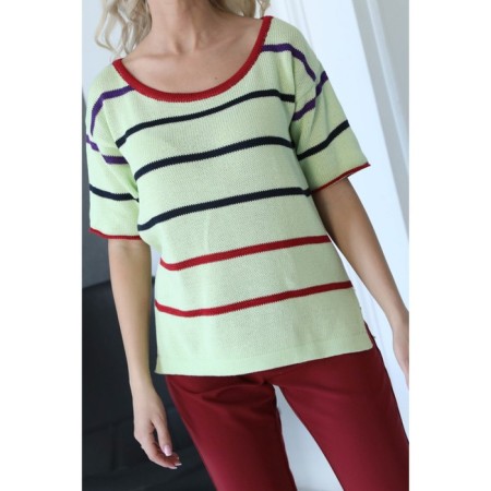 Female jumper, size 42, green color-4