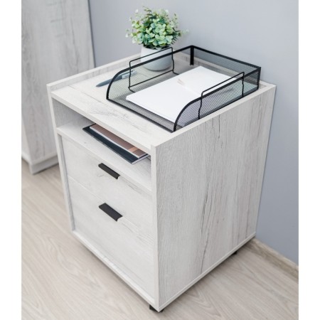 Office cabin "Flex 28", 450 × 450 × 620 mm, color of oak shavinigan-4