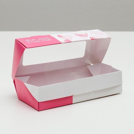Confectionery packaging, a box with lamination "For loved ones", 17 x 7 x 4 cm-1