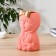 Vase Ceramics "Charm" h = 22 cm, d = 8cm pink