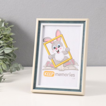 Photo frame Plastic "Nensi" 10x15 cm, emerald-1
