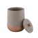 Axentia Concrete storage capacity for a bathroom of gray ceramics Ø 10 cm