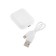 Wireless headphones Luazon i12, TWS, BT 5.0, 35/300 mAh, sensor, glossy, white