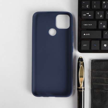 Pero cover for Samsung M52, silicone, blue-1
