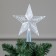 LED top for the tree "Red" 16 cm, 10 LED, wire 2 meters, 220 V, glow red glow