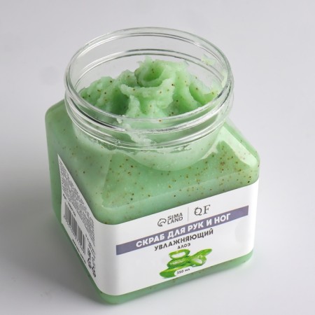 Hands and legs scrub, moisturizing, 350 ml, with aloe aroma-4