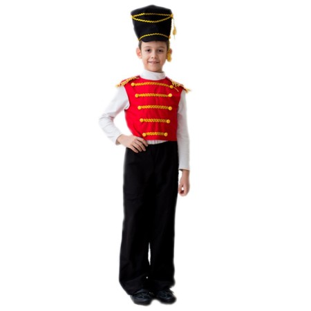 Children's carnival costume "Hussar", Lux, 5-7 years old, height 122-134 cm