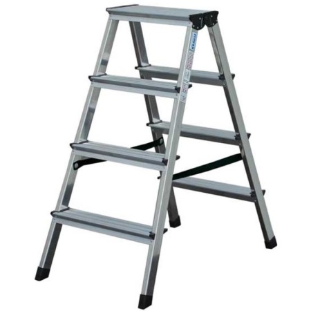 Strenger Krause Monto Dopplo, double -sided, working height up to 2.65 m, 4 steps, black
