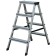 Strenger Krause Monto Dopplo, double -sided, working height up to 2.65 m, 4 steps, black