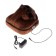 Hand-gripping heating pad and body LEM-07, 28 W, 2 V 1, vibration, from the network, brown