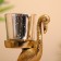 Flamino candlestick aluminum 10x12x19 cm