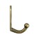 Hook furniture tundra TKO001, one -rod, bronze, 50 pcs