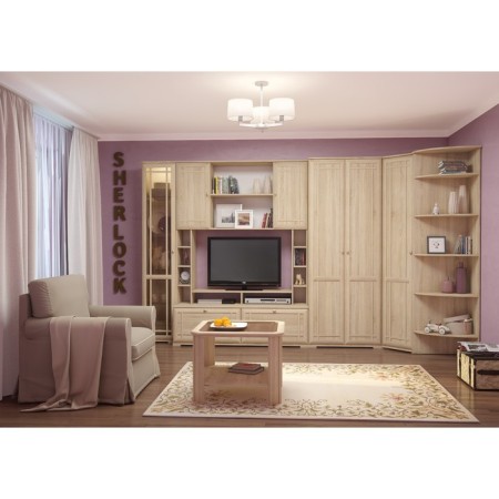 Sherlock 17, 878 × 300 × 153 mm stand, sonoma oak color-2