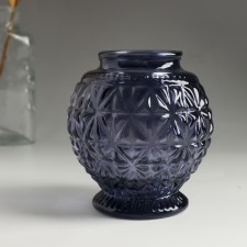 Банка для свечей, подсвечник "СКАНДИК МАРСКИ" 10,5х10,2 см, 300 мл ЧЕРНИКА