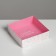 Confectionery packaging, Makarun box with PVC lid, “sweets for joy”, 12 x 12 x 3 cm