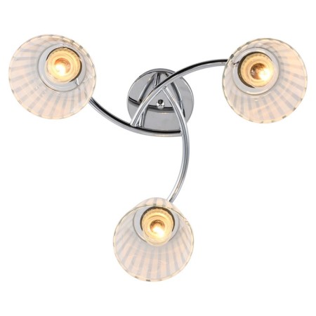Ceiling lamp 3x60W E27, size 44x44x26 cm-5