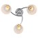 Ceiling lamp 3x60W E27, size 44x44x26 cm