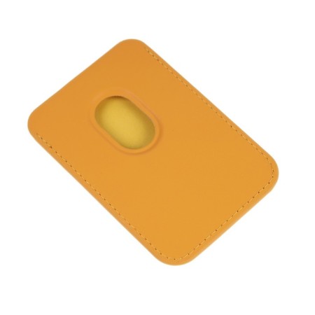 Cardholder for phone, leather, magsafe, orange-2